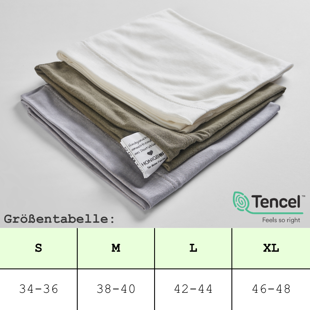 Honigbär umweltfreundliches Bonding-Top | Tencel™| mit Hebammen entwickelt & empfohlen | Baby Einschlafhilfe | Wochenbett | Mutter/Vater-Kind-Bindung | Neugeborene | Milchanregung