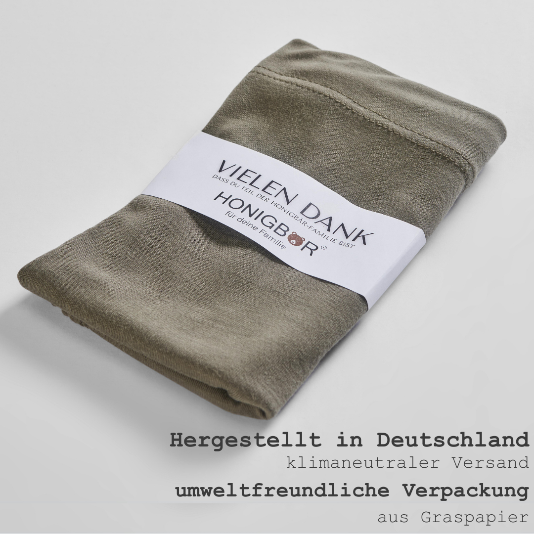 Honigbär umweltfreundliches Bonding-Top | Tencel™| mit Hebammen entwickelt & empfohlen | Baby Einschlafhilfe | Wochenbett | Mutter/Vater-Kind-Bindung | Neugeborene | Milchanregung