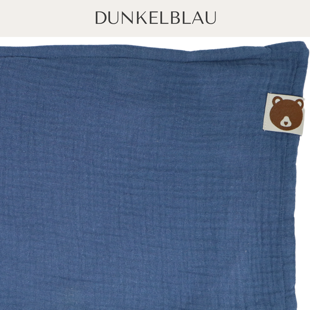 Honigbär|Pucktuch|Bio-Musselin|GOTS-zertifiziert|viele Farben|Baby Einschlafhilfe|Neugeborene|Krabbeldecke|Schmusetuch