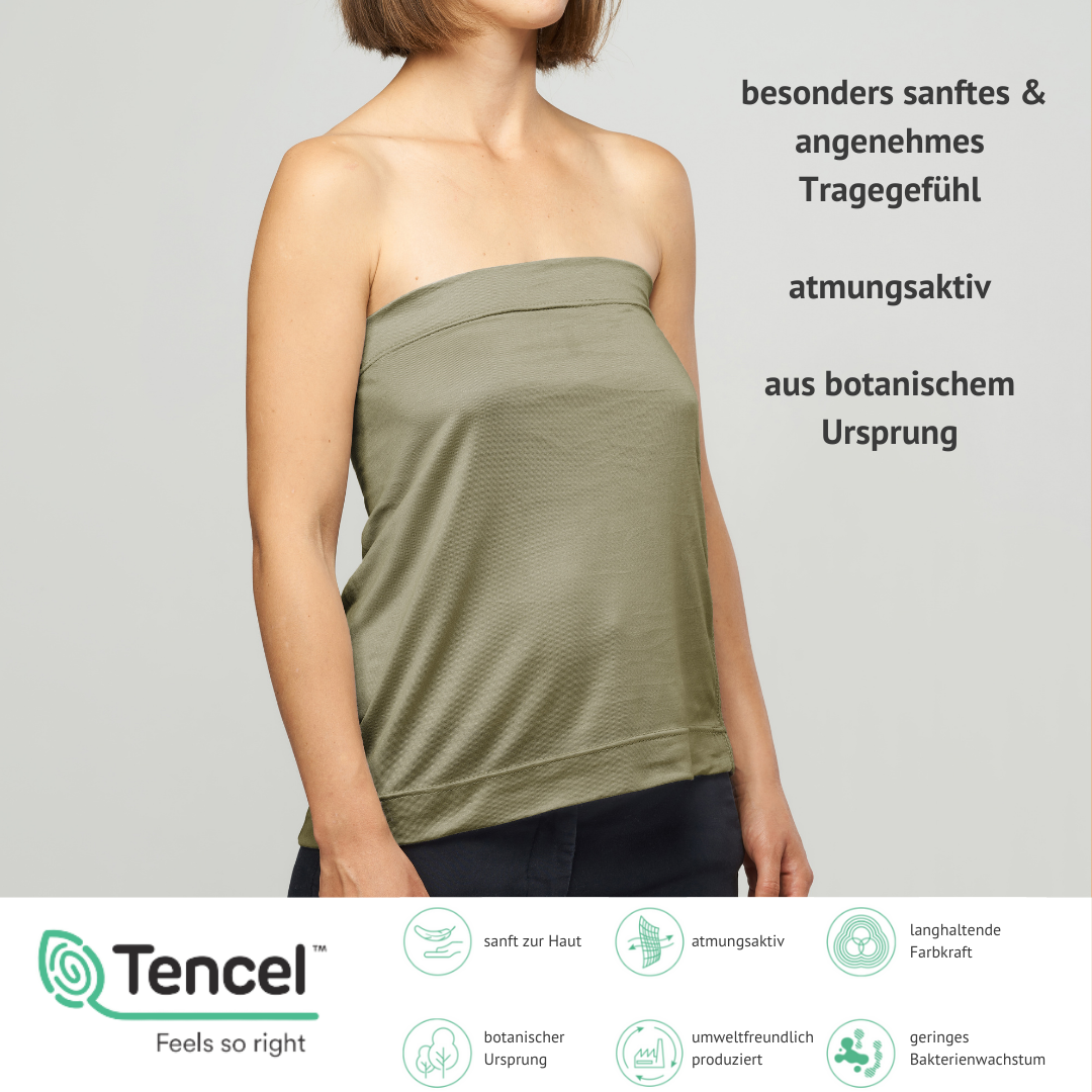 Honigbär® umweltfreundliches Baby Bonding-Top | Tencel™ | Made in Germany | mit Hebammen entwickelt | Einschlafhilfe | Wochenbett | Mutter-Kind-Bindung | Neugeborene | Milchanregung
