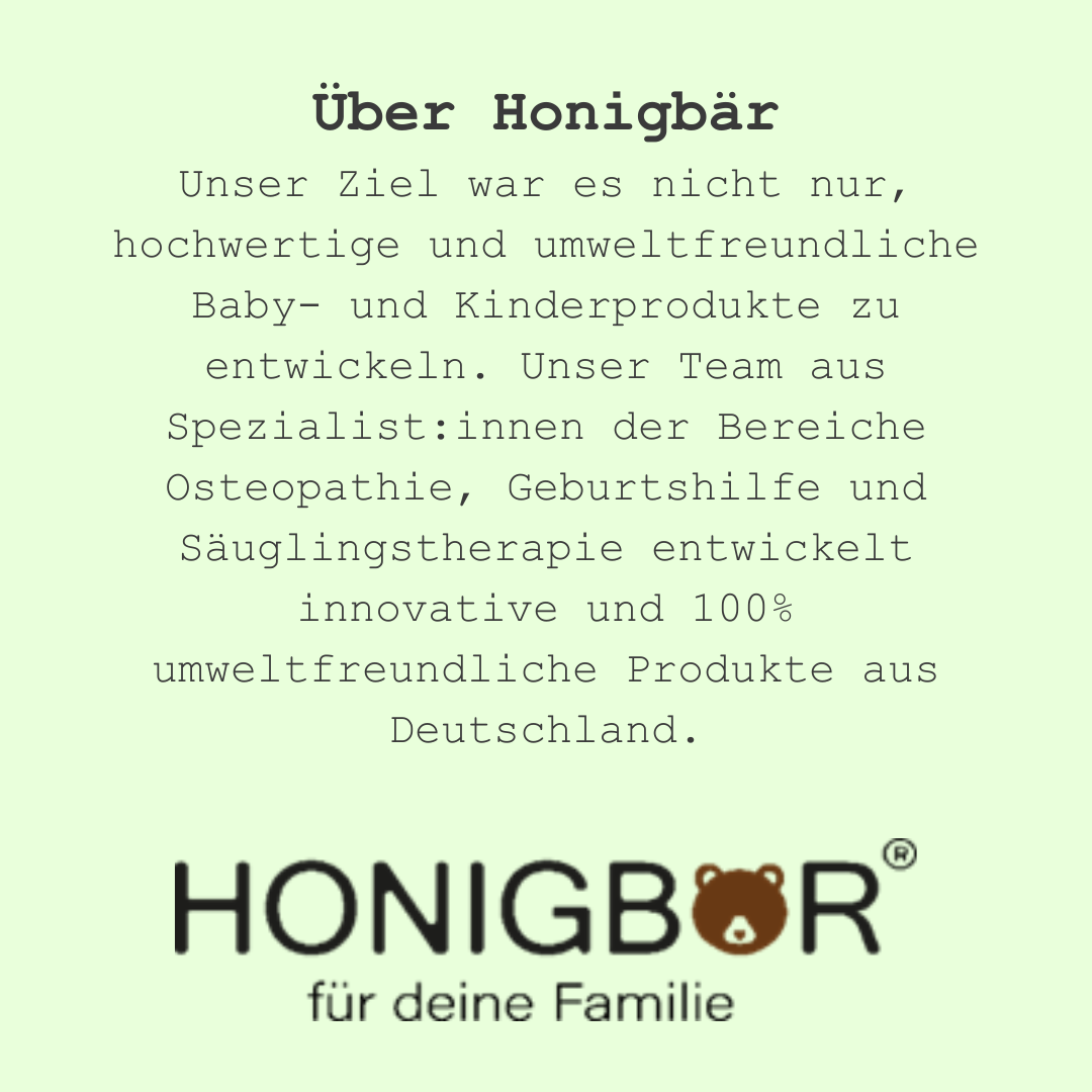 Honigbär® umweltfreundliches Baby Bonding-Top | Tencel™ | Made in Germany | mit Hebammen entwickelt | Einschlafhilfe | Wochenbett | Mutter-Kind-Bindung | Neugeborene | Milchanregung